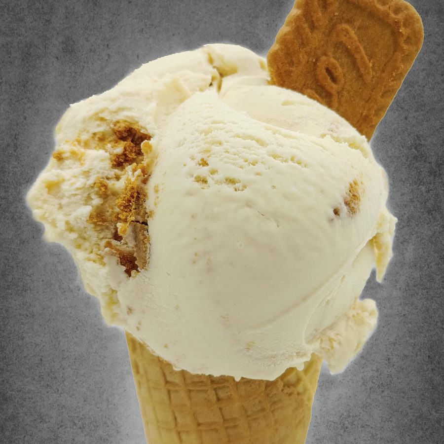 Cookie Butter ice cream cone