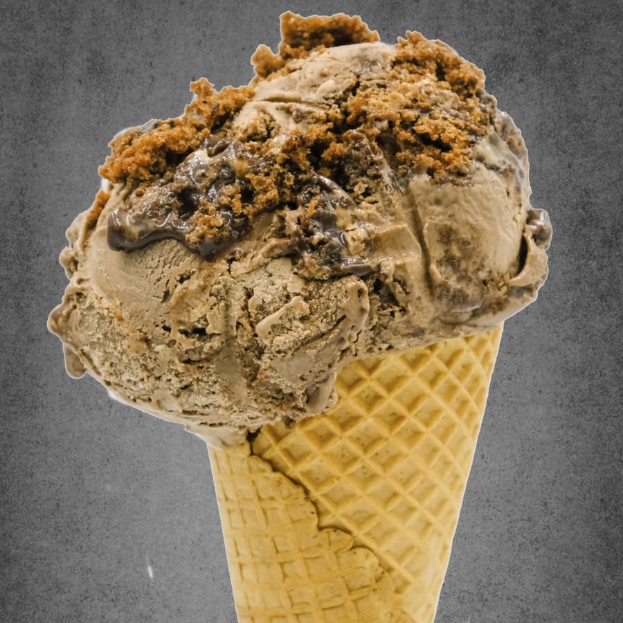 Half Baked Chocolate Cake ice cream cone