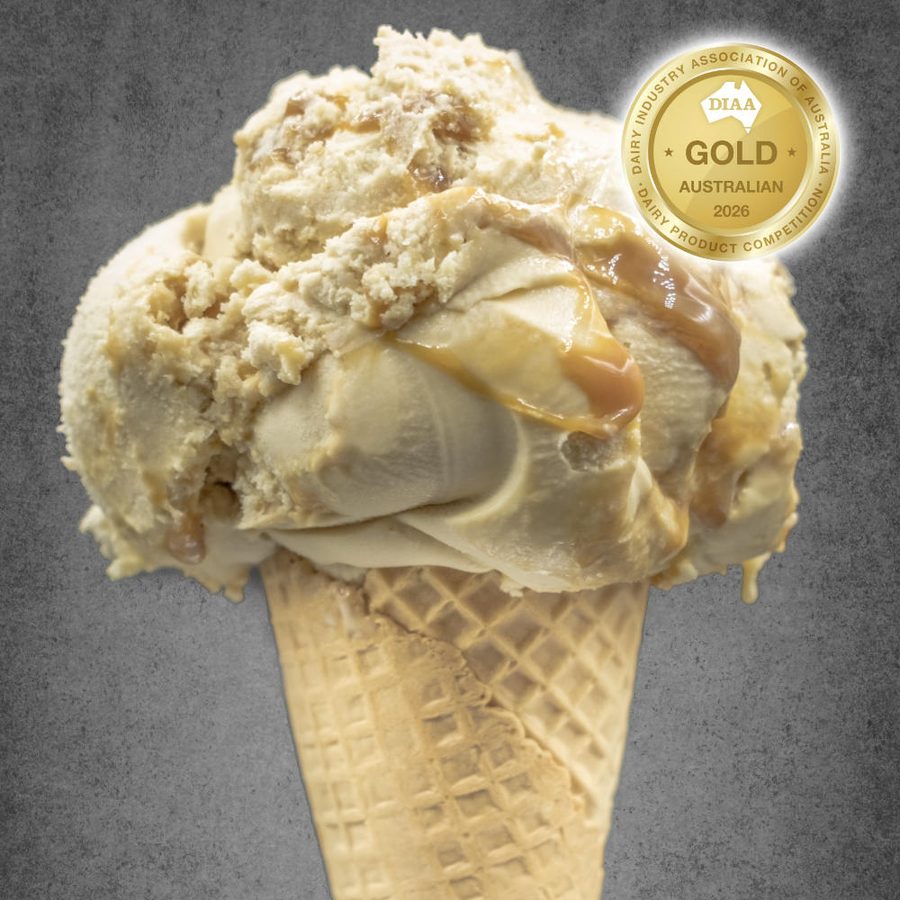Salted Caramel ice cream cone