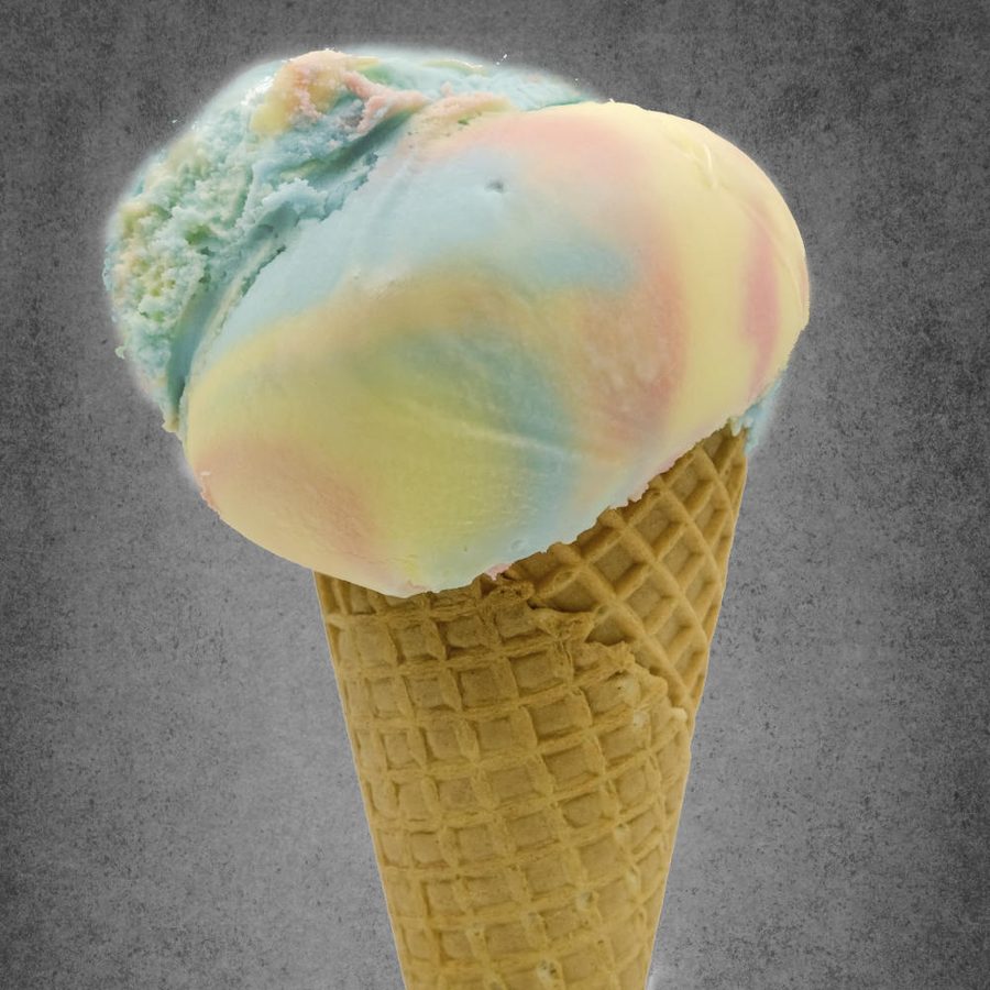 Superman ice cream cone